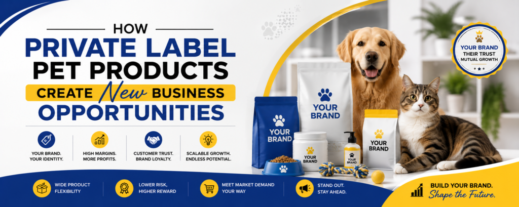 Discover how private label pet products help retailers, distributors, and brands create stronger margins and new business opportunities